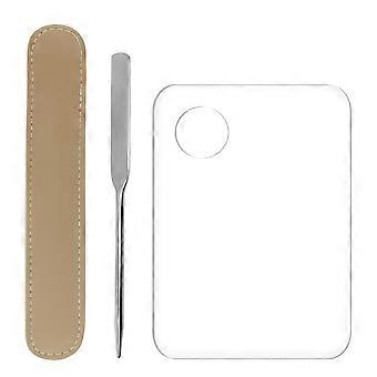 Makeup Mixing Palette Set with Spatula for Mess Free Foundation and Nail Art