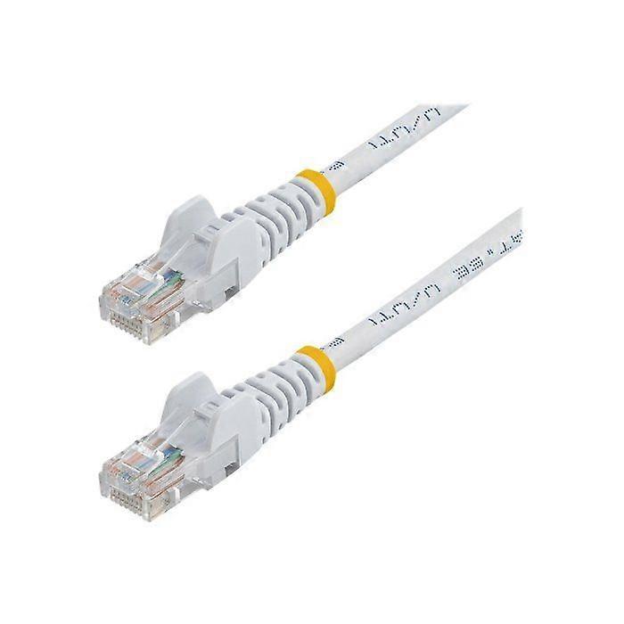 STARTECH Cat5e UTP Hookless Network Cable - 10m White - Snag Proof RJ45 Ethernet Cord - Patch Cable