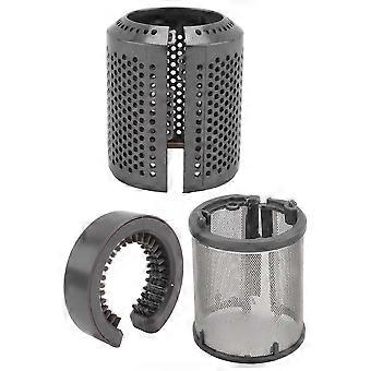 Hair Dryer Inner Filter + Outer Filter Cage compatible withHair Dryer HD01 HD03 HD08 Models, with Filter Cleaning Brush A