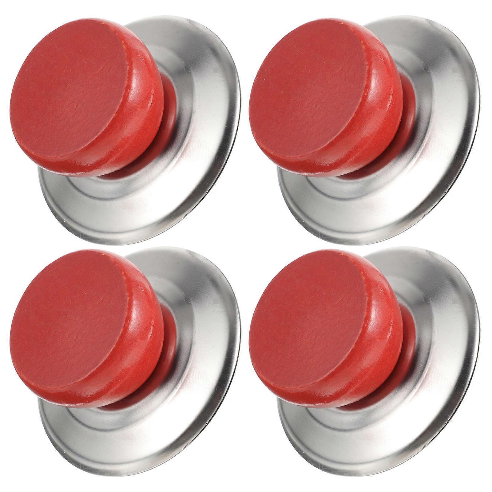 4 Set of Whistle Pot Lid Knobs Set Universal Pot Lid Cover Knobs Set Replacement Kitchen Knobs Handle