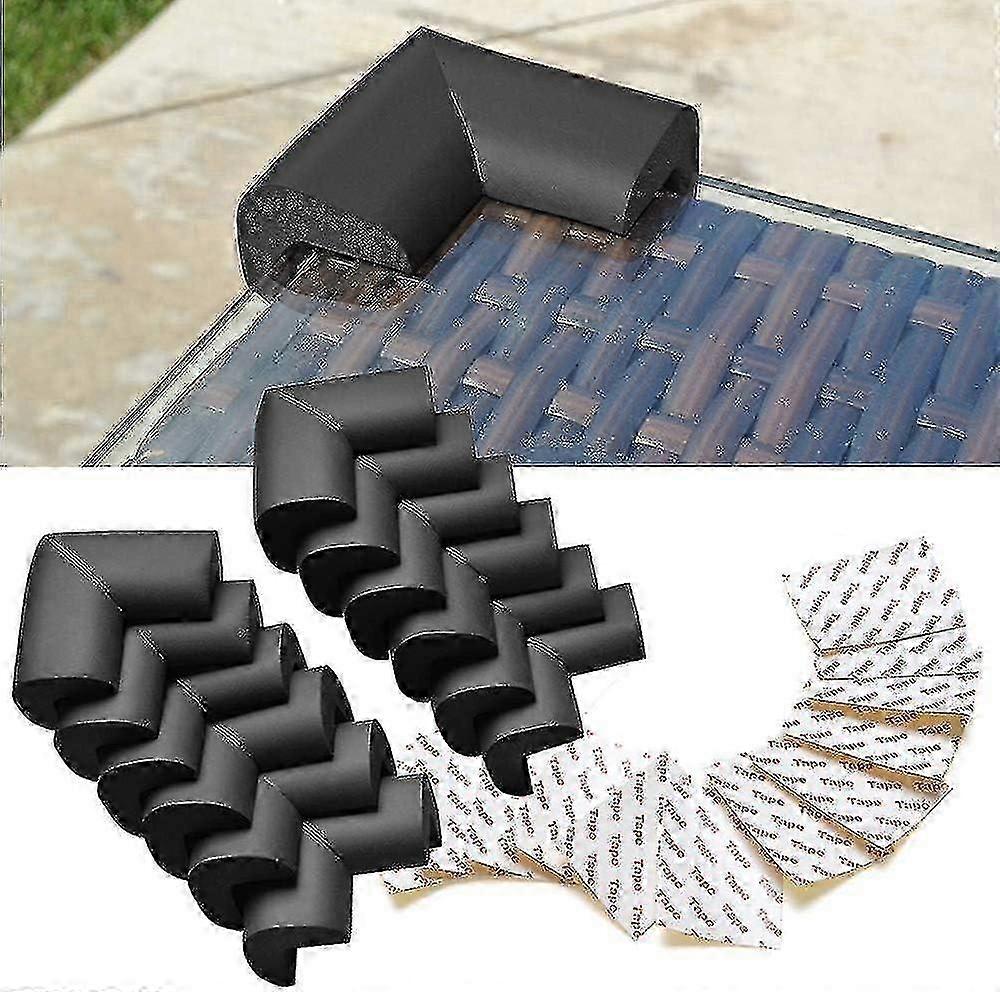 Prevent Children From Colliding with Table Corner Protector Foam (12PCS, Black)