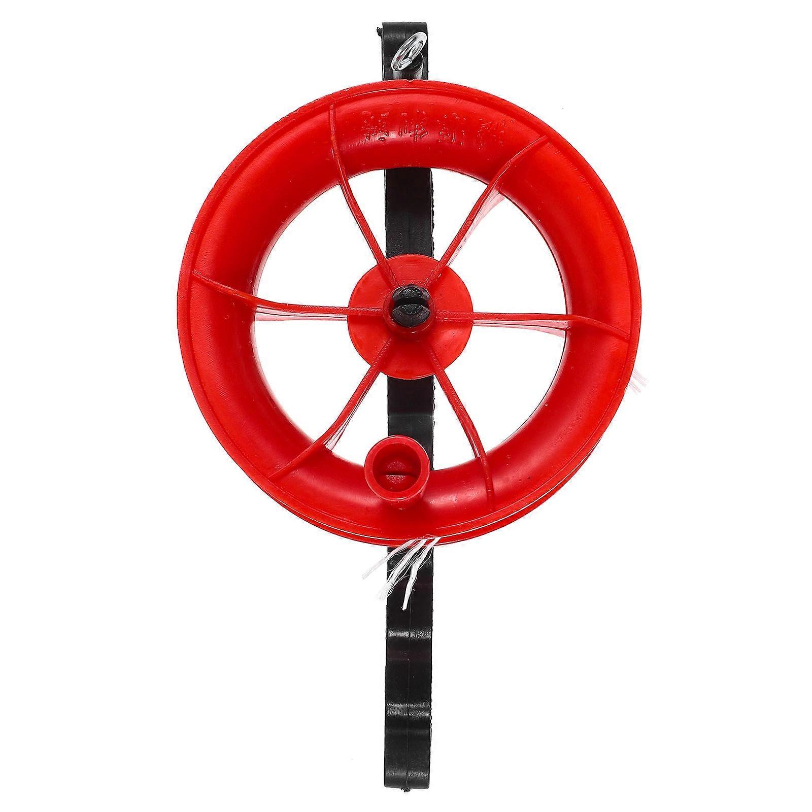 Kite Wheel String Tool Kite Reel for Durable Use 2Pcs Red Plastic Kit