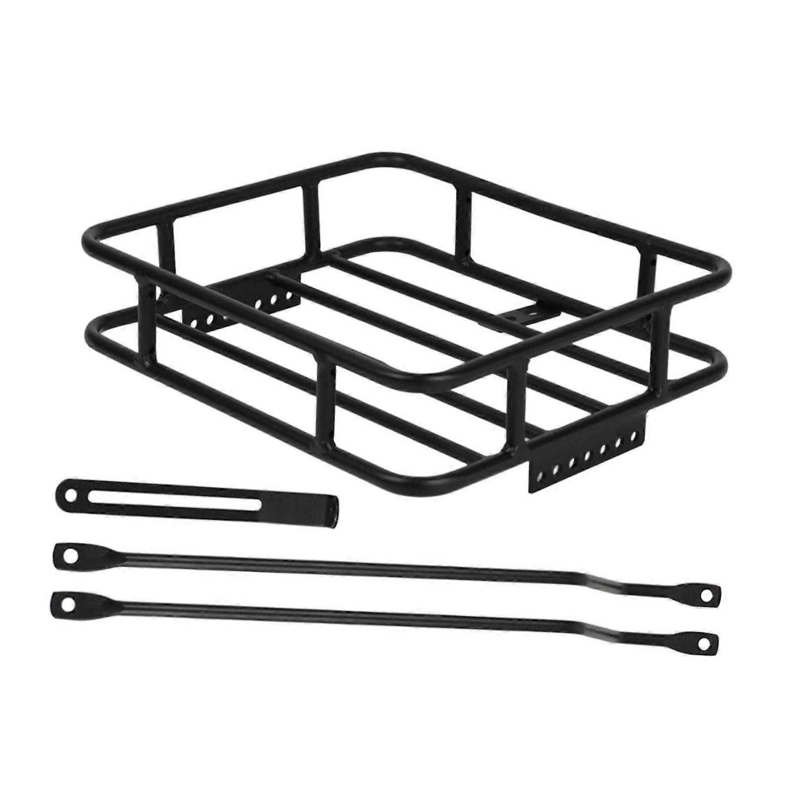 Shopping Basket Rack for Road Bikes Solid Welded Construction Metal Frame