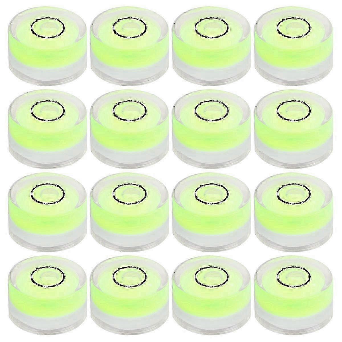 Mini 15mm Bubble Level 6mm Height Adjusting Tool 16Pcs