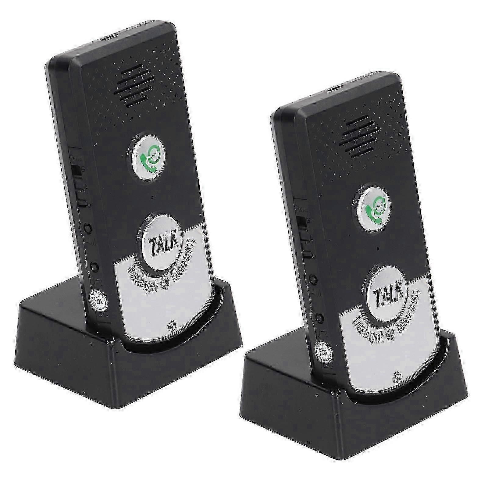 Wireless Intercom Unit, User Friendly Long Range Intercom Systems, Wireless Voice Intercom with 2 Way Call, Application for Home, Hotels, Restaurants 