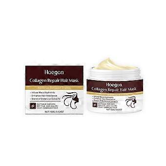 Acondicionador capilar de colágeno Hoegoa: nutritivo e hidratante, deja el cabello suave, liso, brillante y voluminoso.