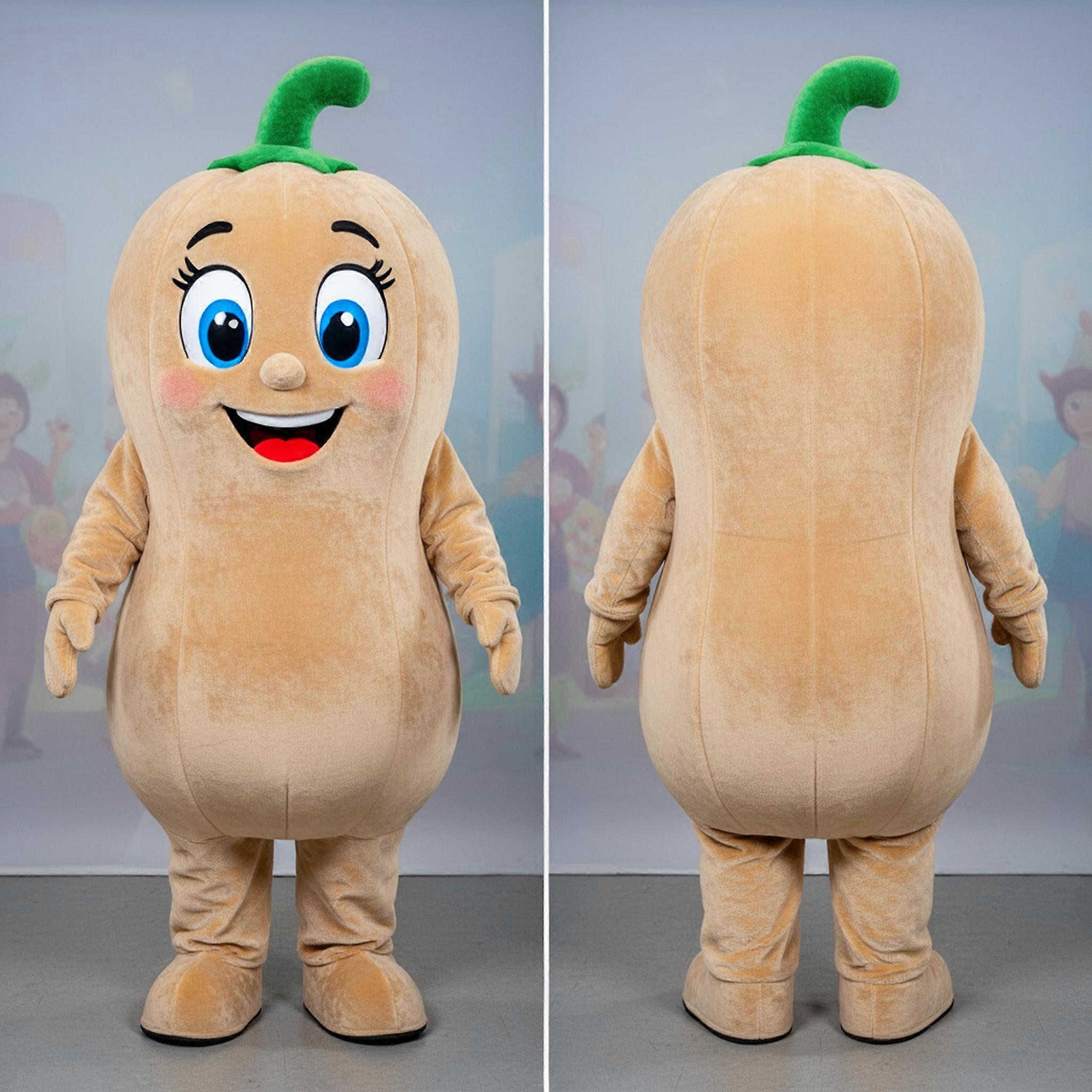 MASTICOT Beige Rounded Pepper Mascot