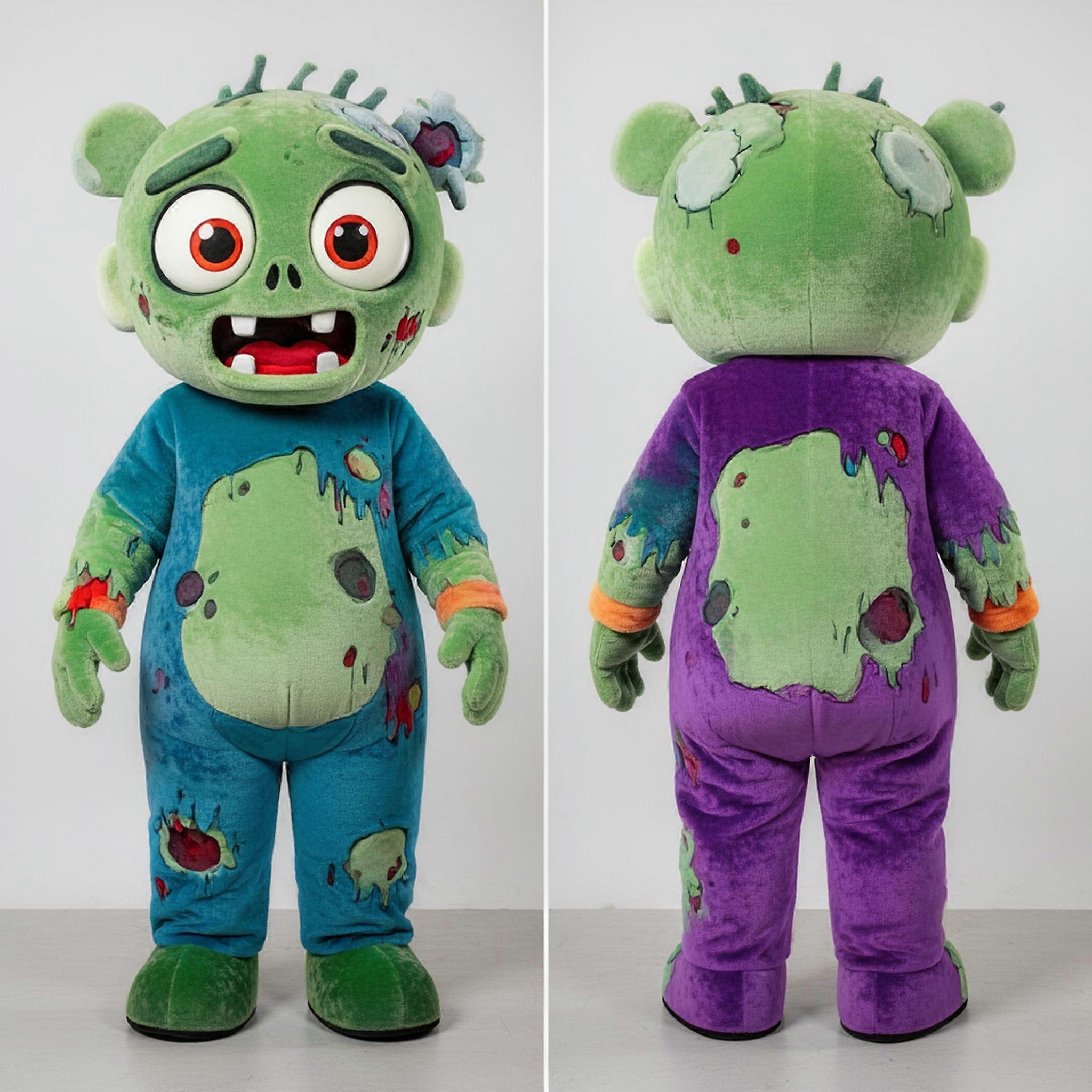 MASTICOT Pale Decaying Zombie Mascot