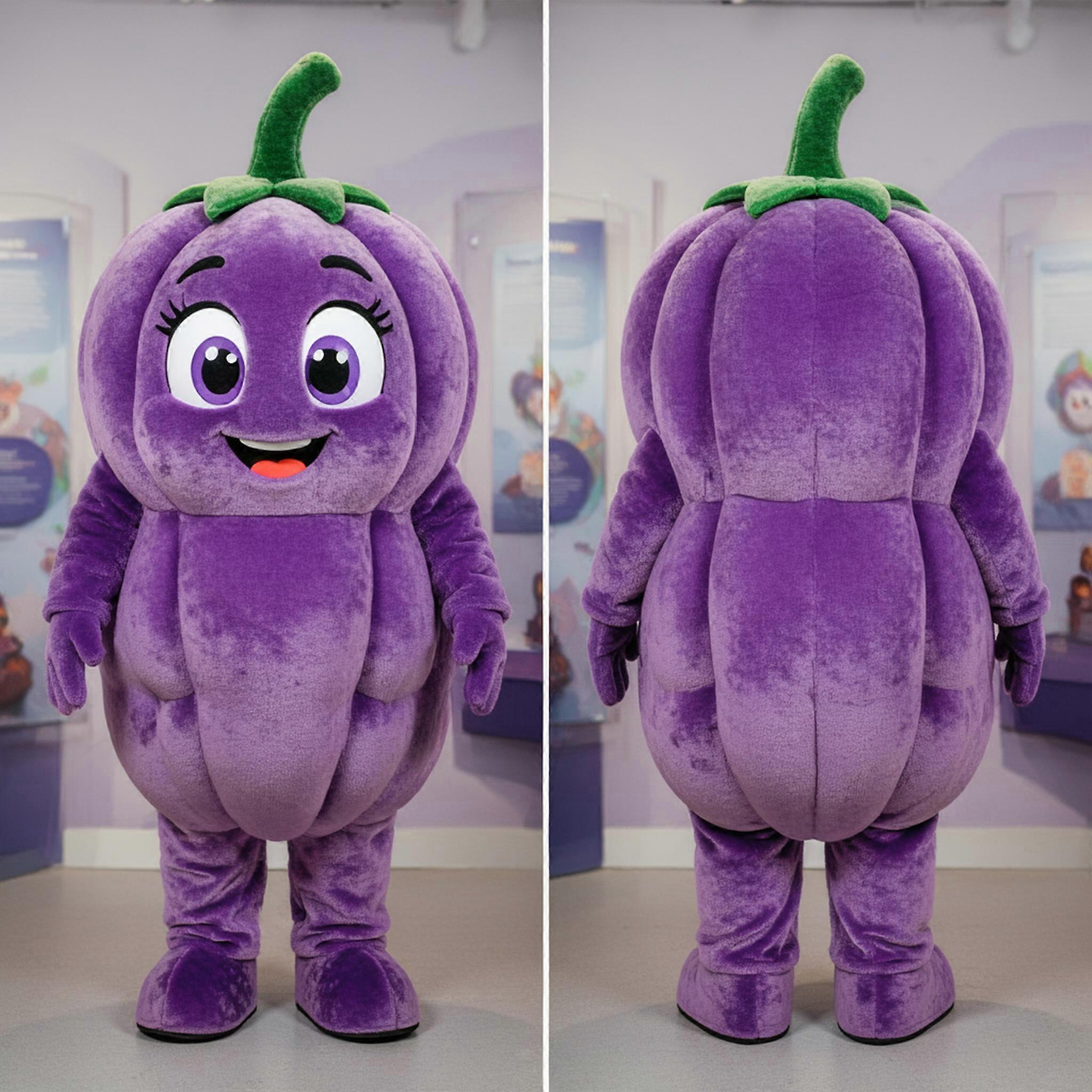 MASTICOT Lavender Plush Pepper Mascot