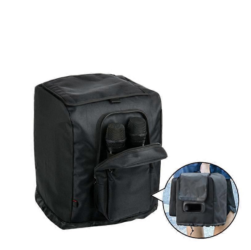 Protective Carrying Case with Microphone Side Pockets for JBL PartyBox Encore Essential Speaker