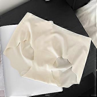Women S Ice Silk Seamless Underwear With Mulberry Silk Crotch For Plus Size Ladies