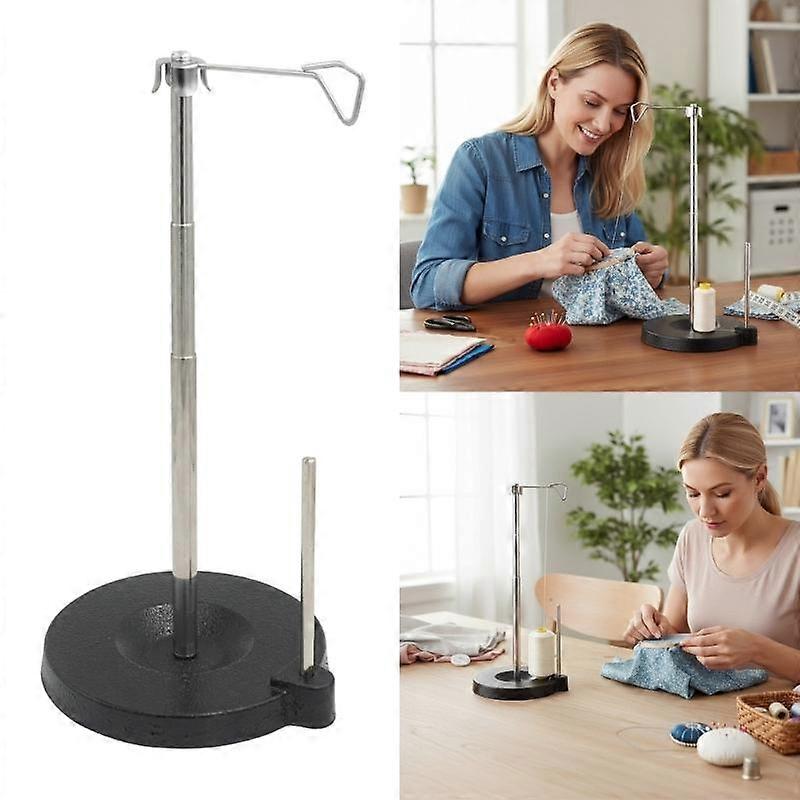 Telescoping Sewing Machine Thread Holder Adjustable Height Thread Spool Stand for Quilting Sewing Machine Accessories