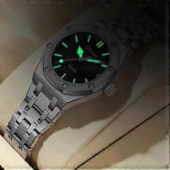 Luxury Women Watches Silver Steel Simple Casual Business Dress Watches for Women Waterproof 3bar Calendar Gift Clock 26-27