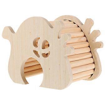 Hamsterhaus aus Holz für Haustiere, aus robustem Holz