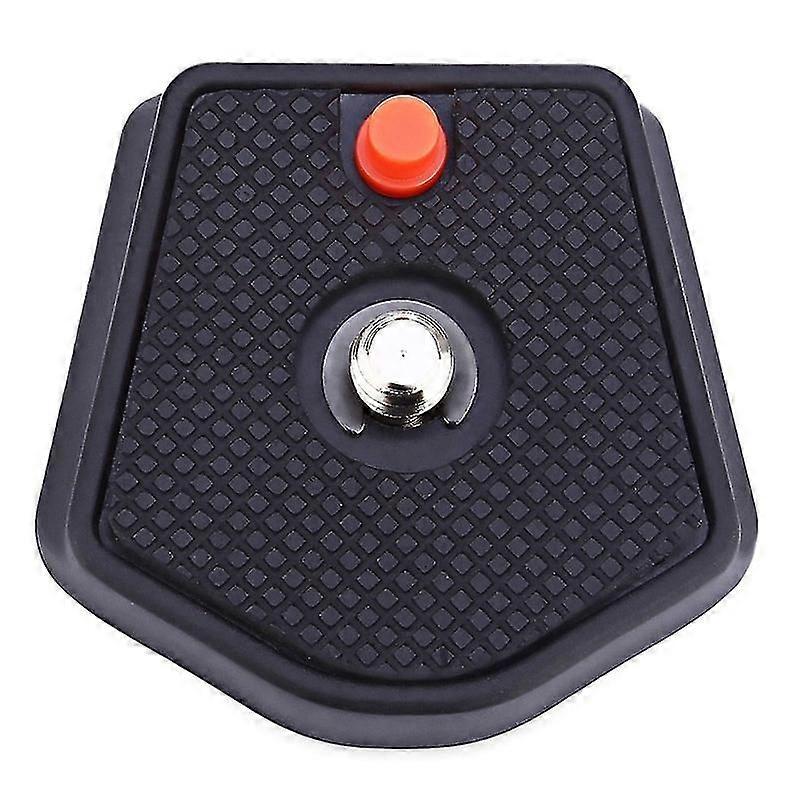 Placa de liberação rápida da câmera 1/4 polegadas para Manfrotto 7321YB MKC3-H01 MKC3-H02