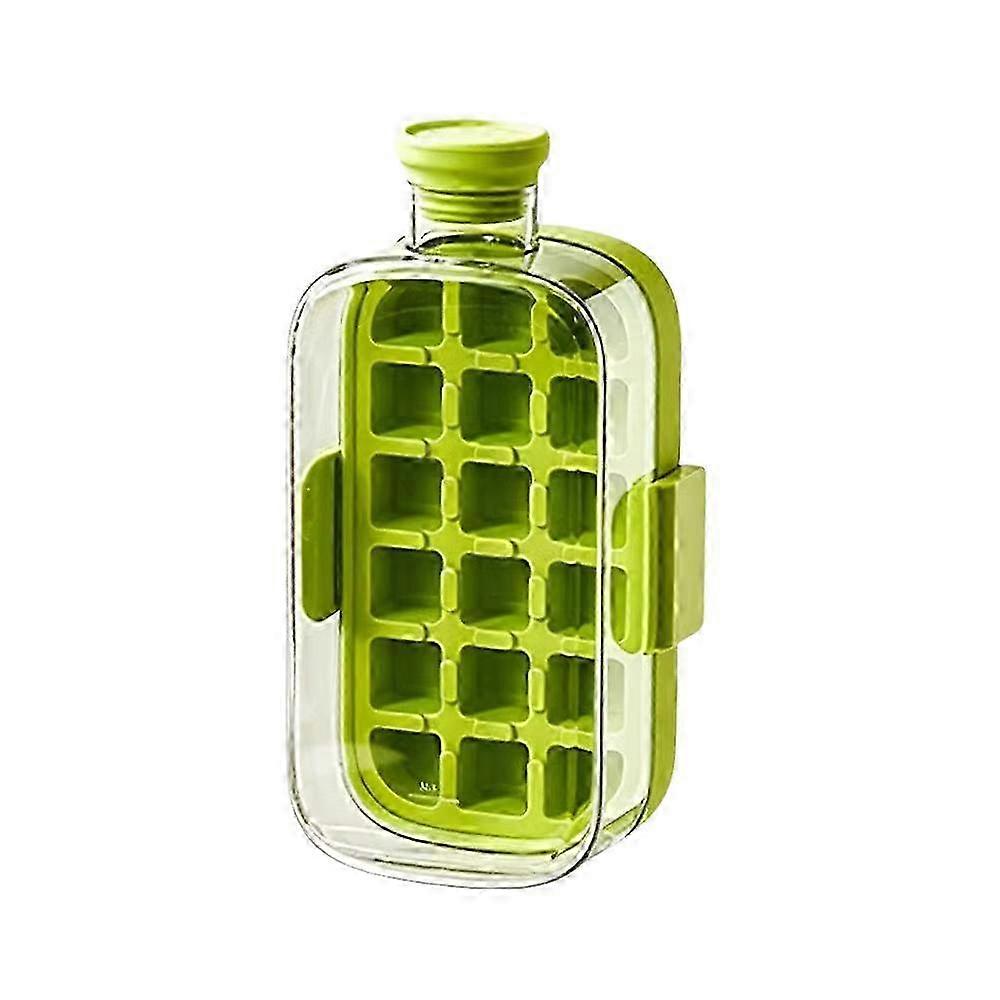Easy-Release Ice Bottle with Straw