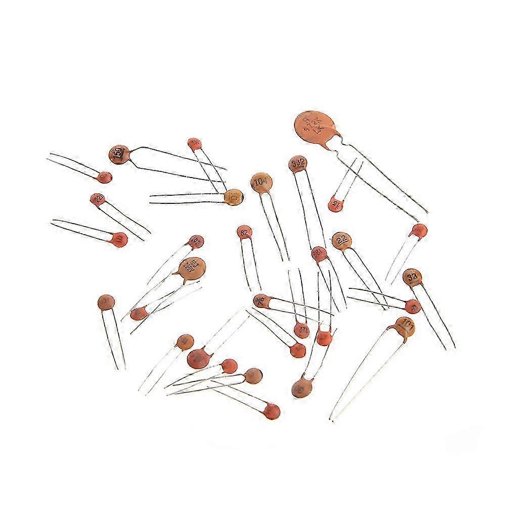 300 Pcs 2PF-0.1UF 30 Values Ceramic Capacitor Assorted Kit