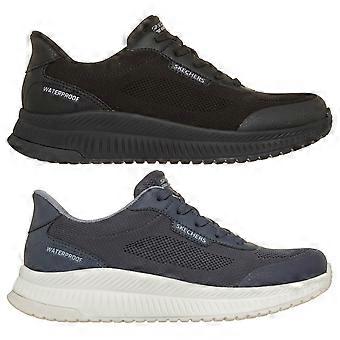 Skechers Womens Bobs Squad 4 - Essential Look Waterproof Trainers