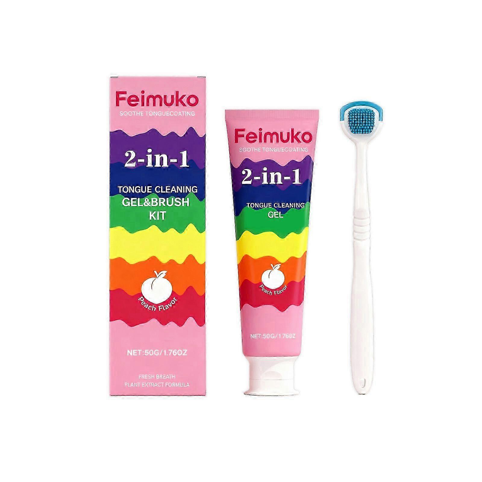 Tongue Scraper Gel Combo Set