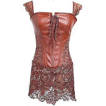 Women Shapewear Leatherette Full-breast Sexy