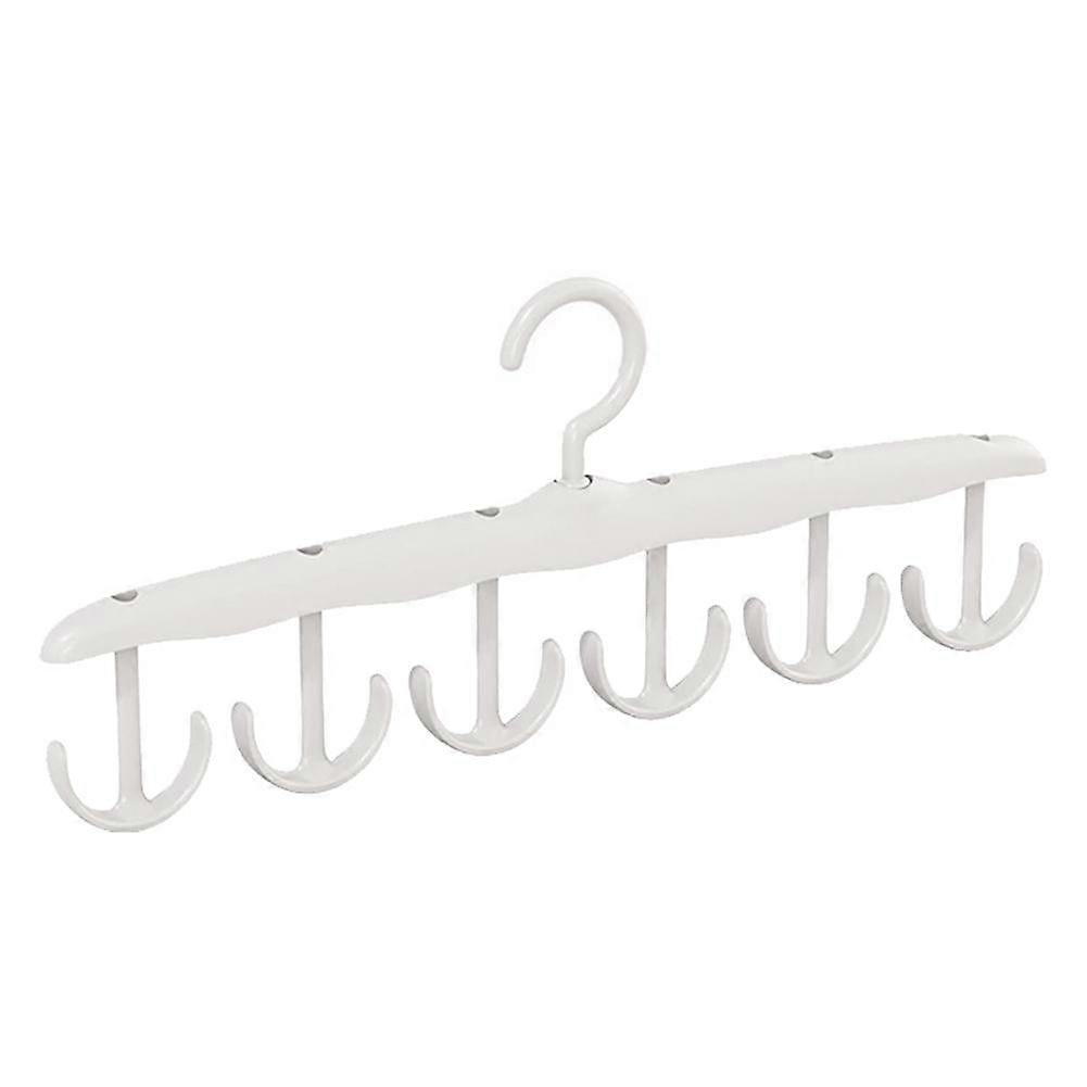 Wave Hook Hanger - Multi Hook Bra Strap Rack for Rotating Space Organizer Holder