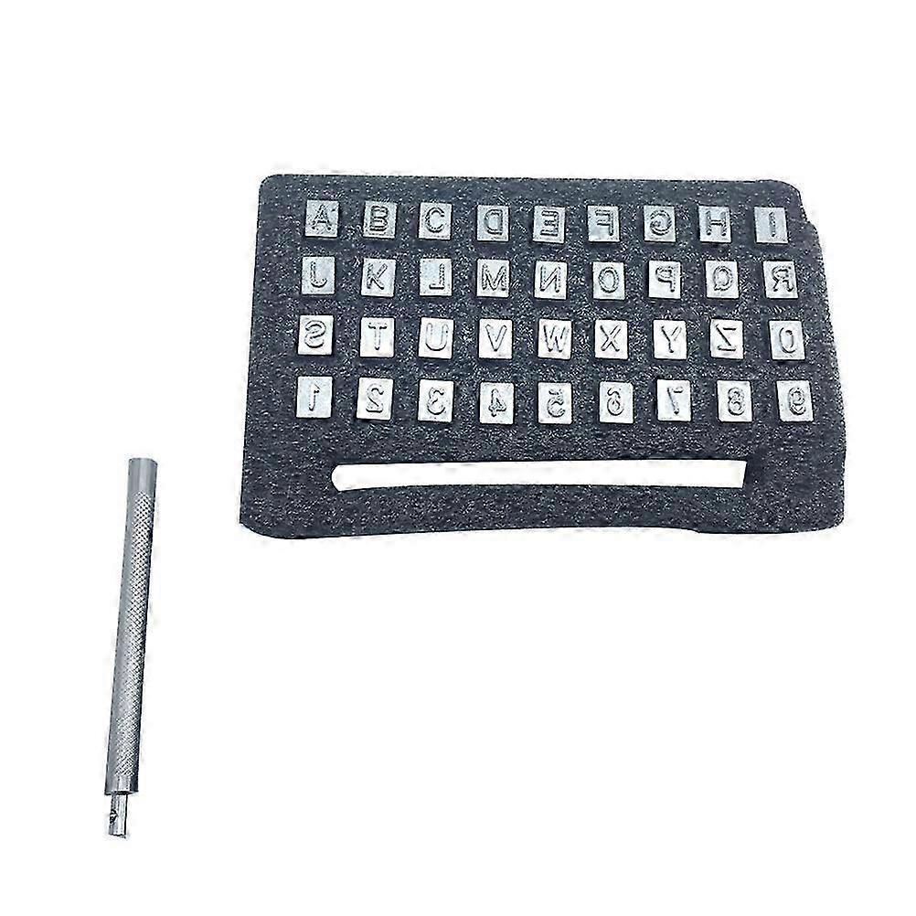 Craft Stamp 37Pcs Assorted Color Alloy Construction for Printing