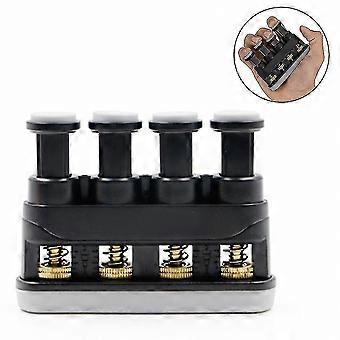 For Guitar Players, Musicians, Climbing Athletes & Physiotherapy – 4 Hand Exerciser with Adjustable Buttons and Exercise Examples