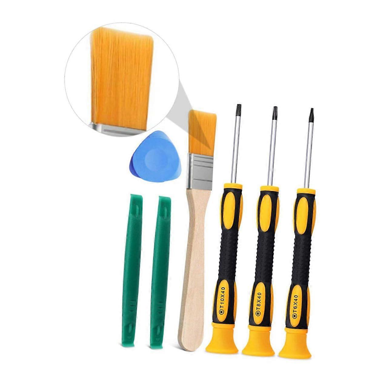 7pcs Precision Screwdriver Set with Magnetic Tips for Game Controller  and Maintenance