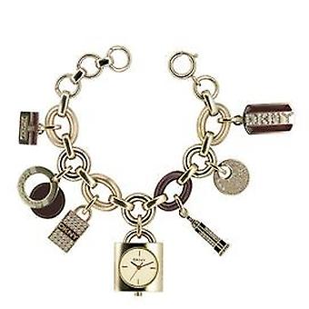 Dkny essentials Quartz Analog Women's Watch with NY4357 Gold Plated Stainless Steel Bracelet