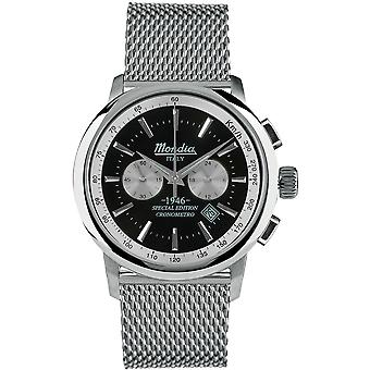 Mondia italy 1946 Chrono Japanese Quartz Analog Man Watch with MI744-1BM Stainless Steel Bracelet