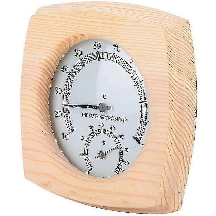 Wooden Sauna Thermometer Hygrometer