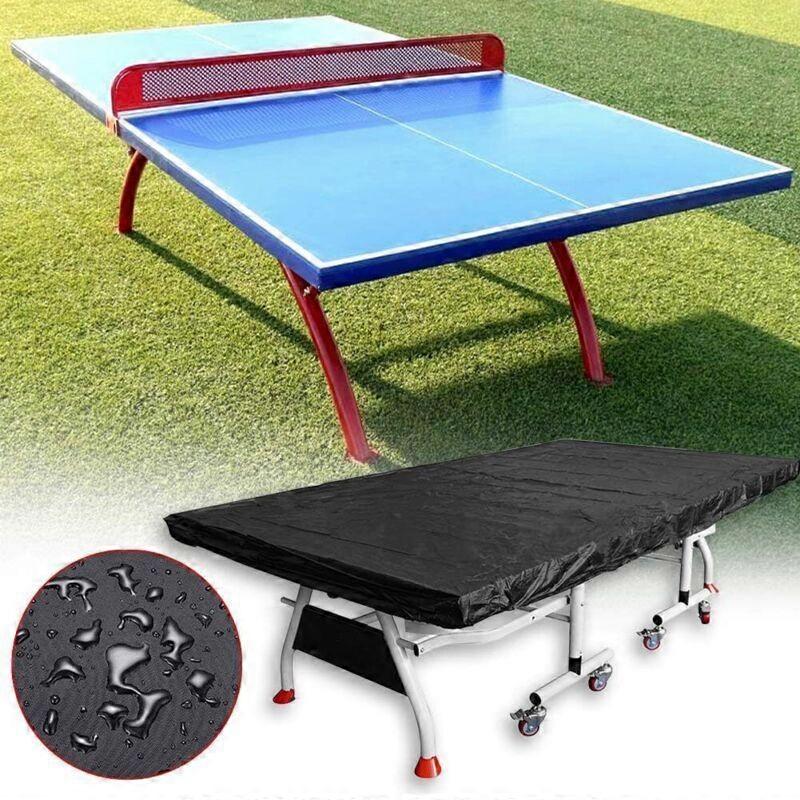Foldable protective cover for ping-pong tables, weather resistant