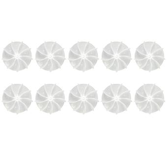 10PCs Mini Plastic Ventilator Blad Kleine Kracht Haardroger Motor Ventilator Blad Hotel Ventilator Blad Ventilator Motor Ventilator Accessoires