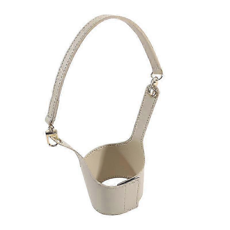 Adjustable PU Leather Cup Handheld Sleeve