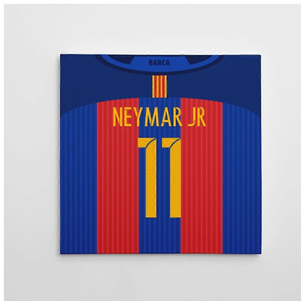 2016-2017 Barcelona Canvas Print (Neymar JR 11)