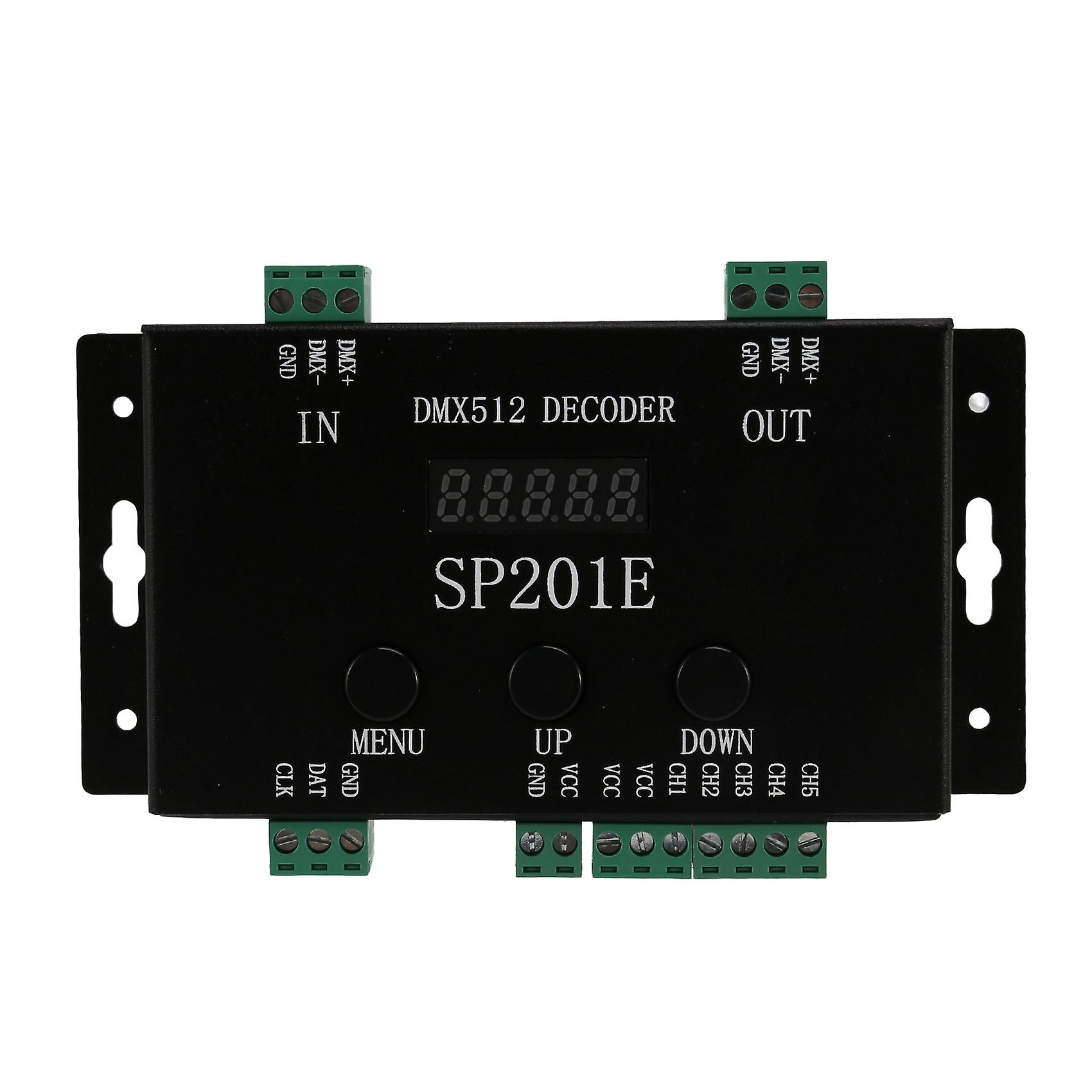 SP201E DMX512 WS2812B WS2811 la decodor controler SPI, suport pentru mai multe circuite integrate