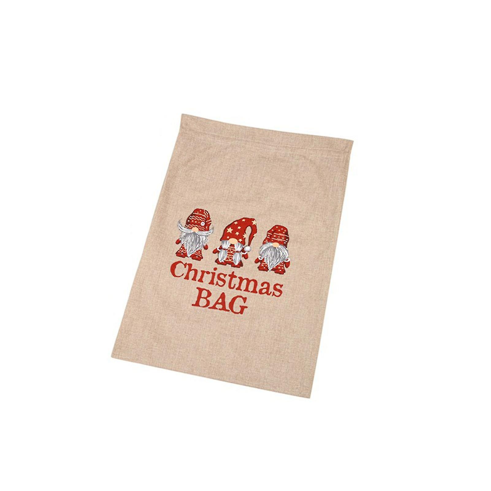 Drawstring Christmas Gift Bag Multipurpose Large Capacity Toy Storage