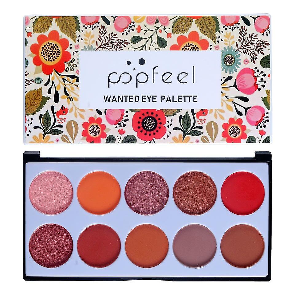 10 Color Matte Eye Shadow Palettes Natural Makeup Set Waterproof Lasting-effect Glitter Eyeshadow Powder Pallete Sexy