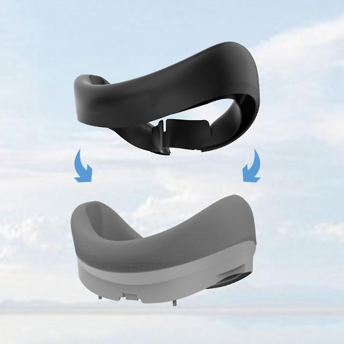 N4ht1 Hand Strap+mask Combination For Pico 4 Handle Controller Tpu Anti Release Strap+silicone Mas