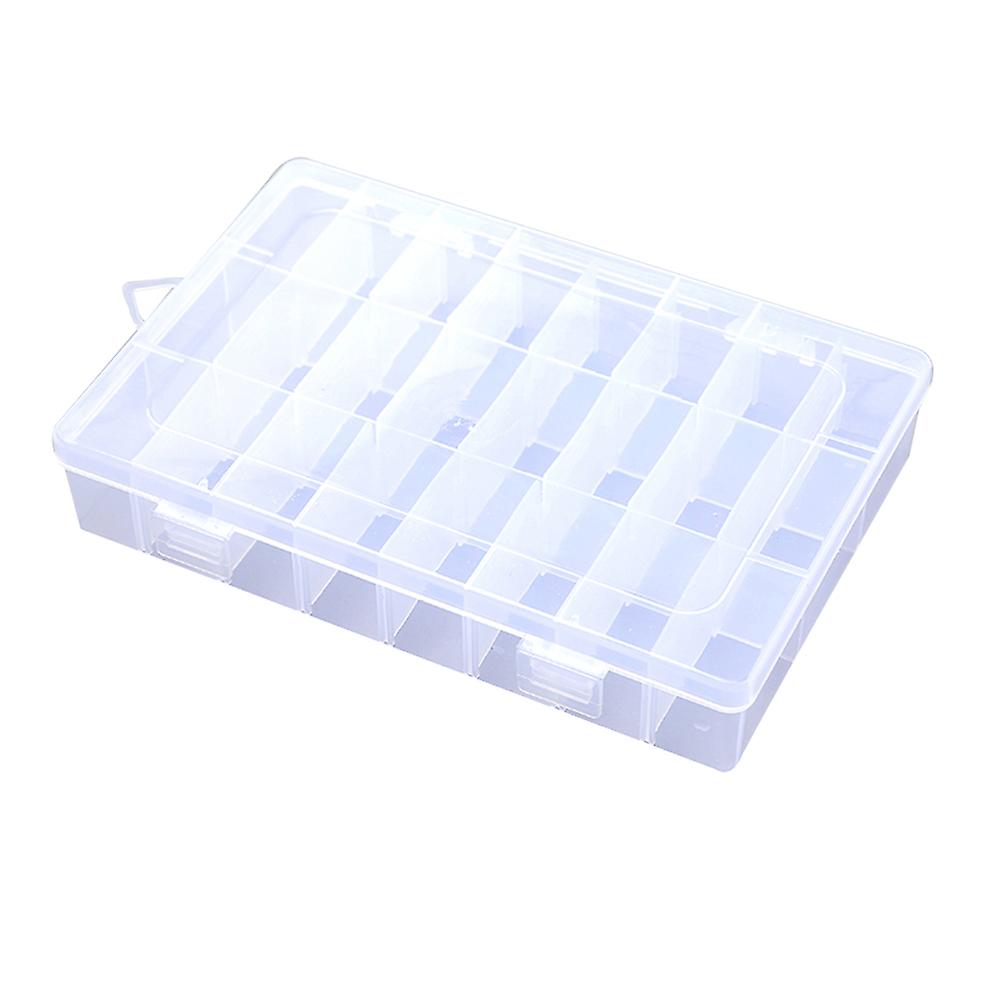 10/15/24 Compartments Storage Box Transparent Adjustable Items Organizer Container