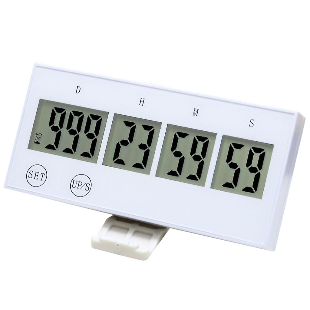 Electrical Kitchen Countdown Timer Hatching Baking Fitness Exam Reminder white