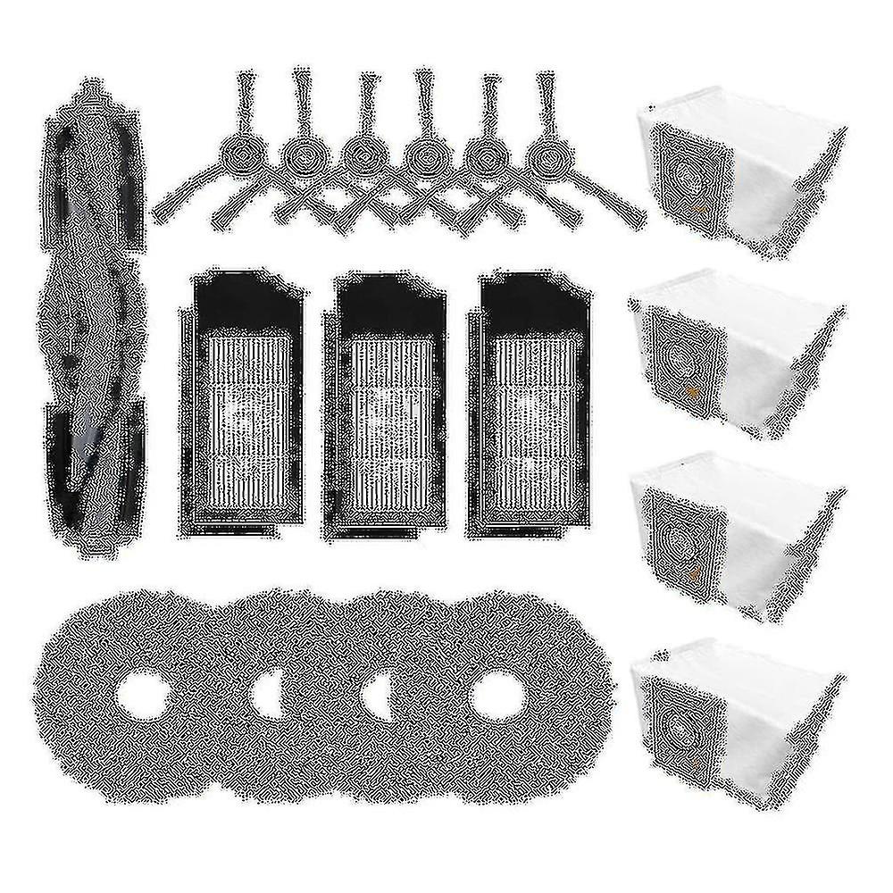 Replacement Parts Main Brush Side Brush Hepa Filter For Deebot X1omni X1turbo Robot Vacuum Cleaner