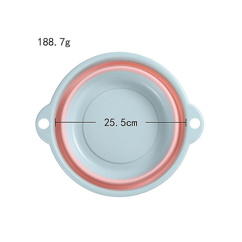 Multi-functional foldable plastic basin, portable wall-mounted basin, pink, 23X8.5X23cm