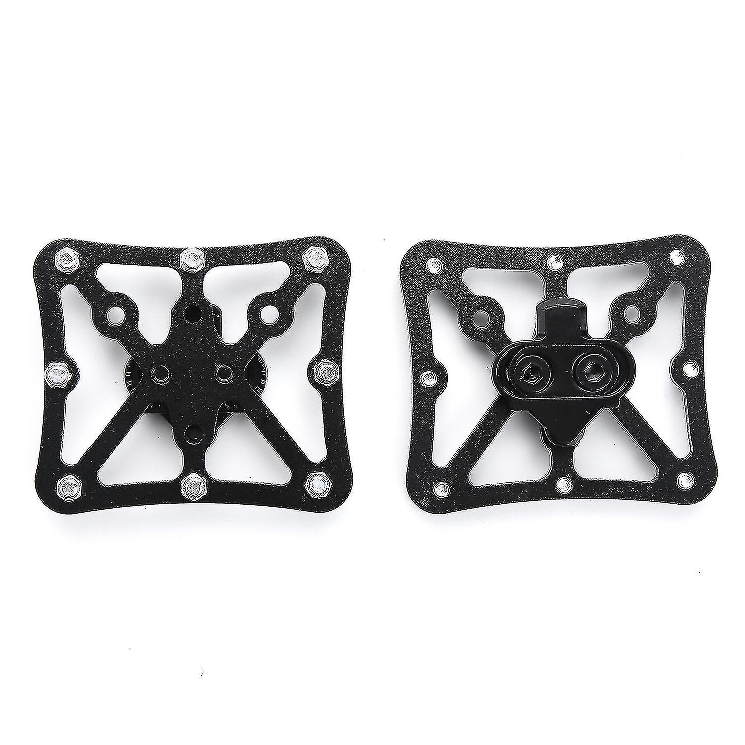 2pcs Bicycle Pedal Adapter Platform Cycling Aluminum Alloy Clipless For Spd