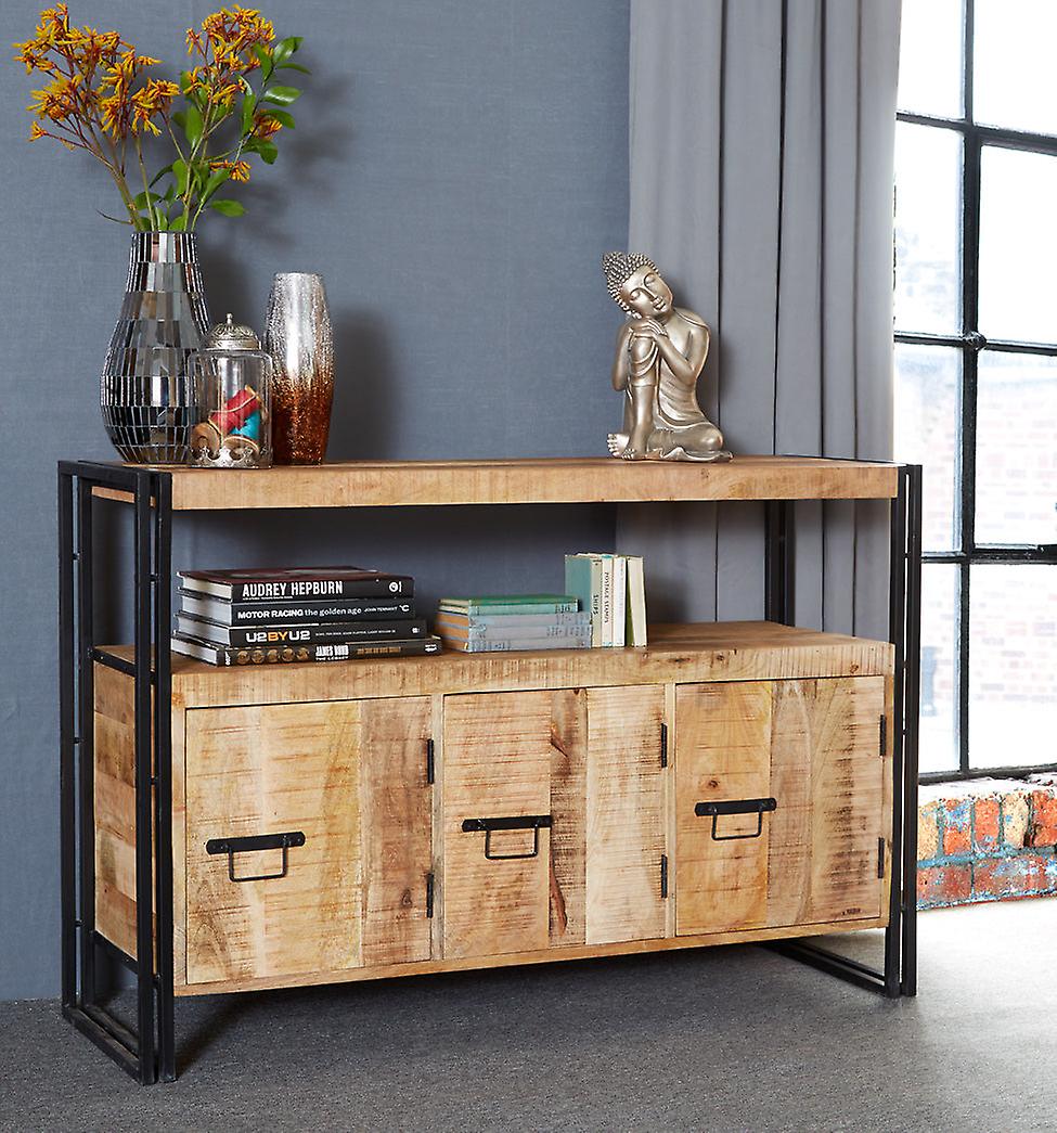 Oldany Industrial Mintis Sideboard With 3 Doors