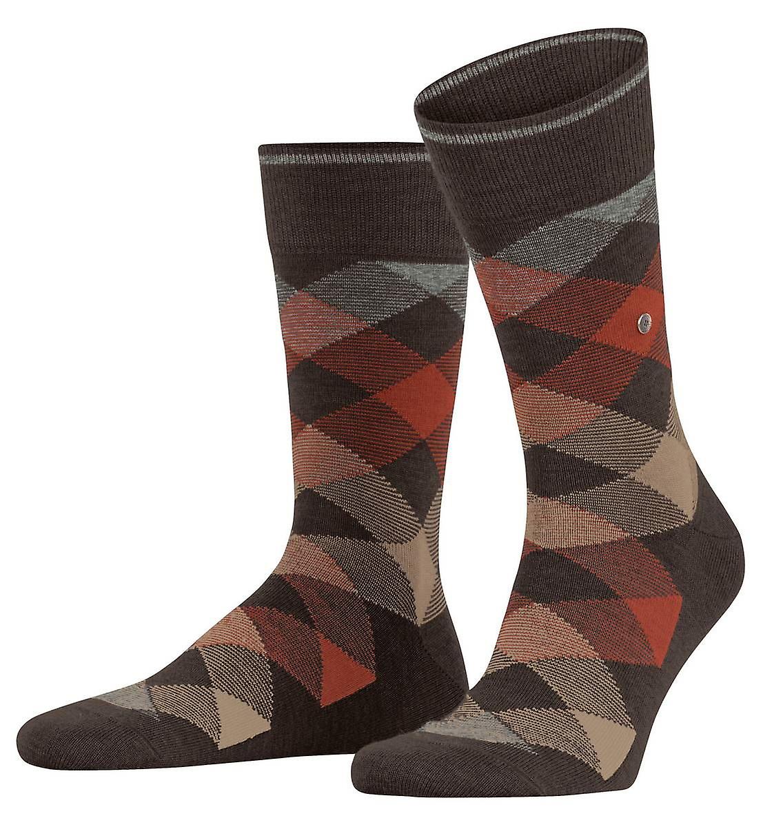 Burlington Newcastle Socks - Dark Brown