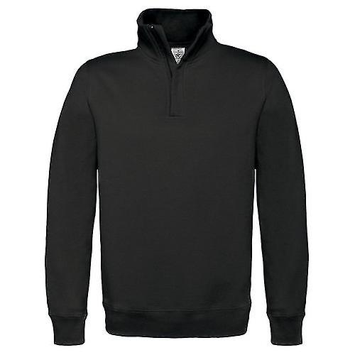 B&C Mens ID.004 Cotton Quarter Zip Sweatshirt