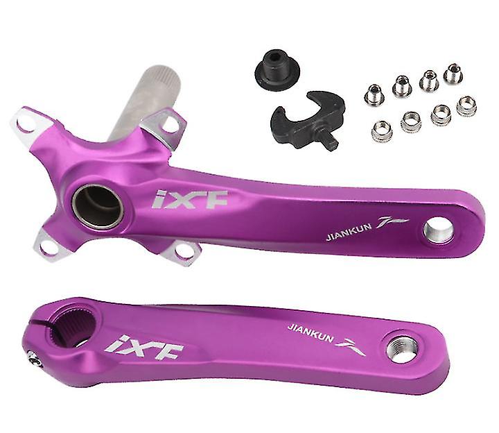 Guld par av ixf 104bcd mtb cykel vevparti smal bred enda kedjedrev 170mm vevparti, guld az11779