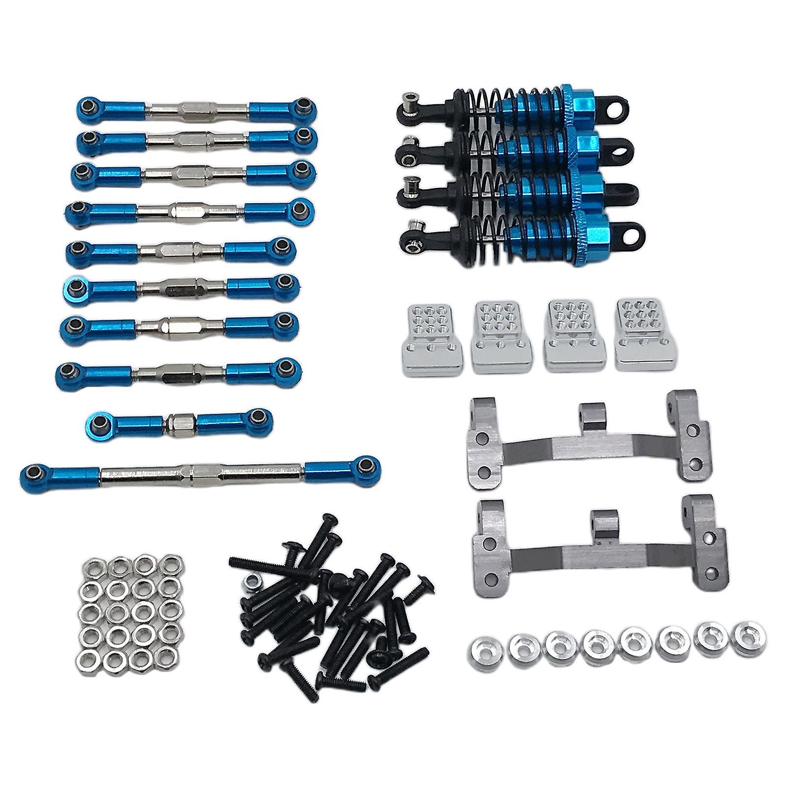 RC αντικατάσταση μεταλλική εξάρτηση Shock Mount για WPL HengLong FY φορτηγά αυτοκινήτων μπλε