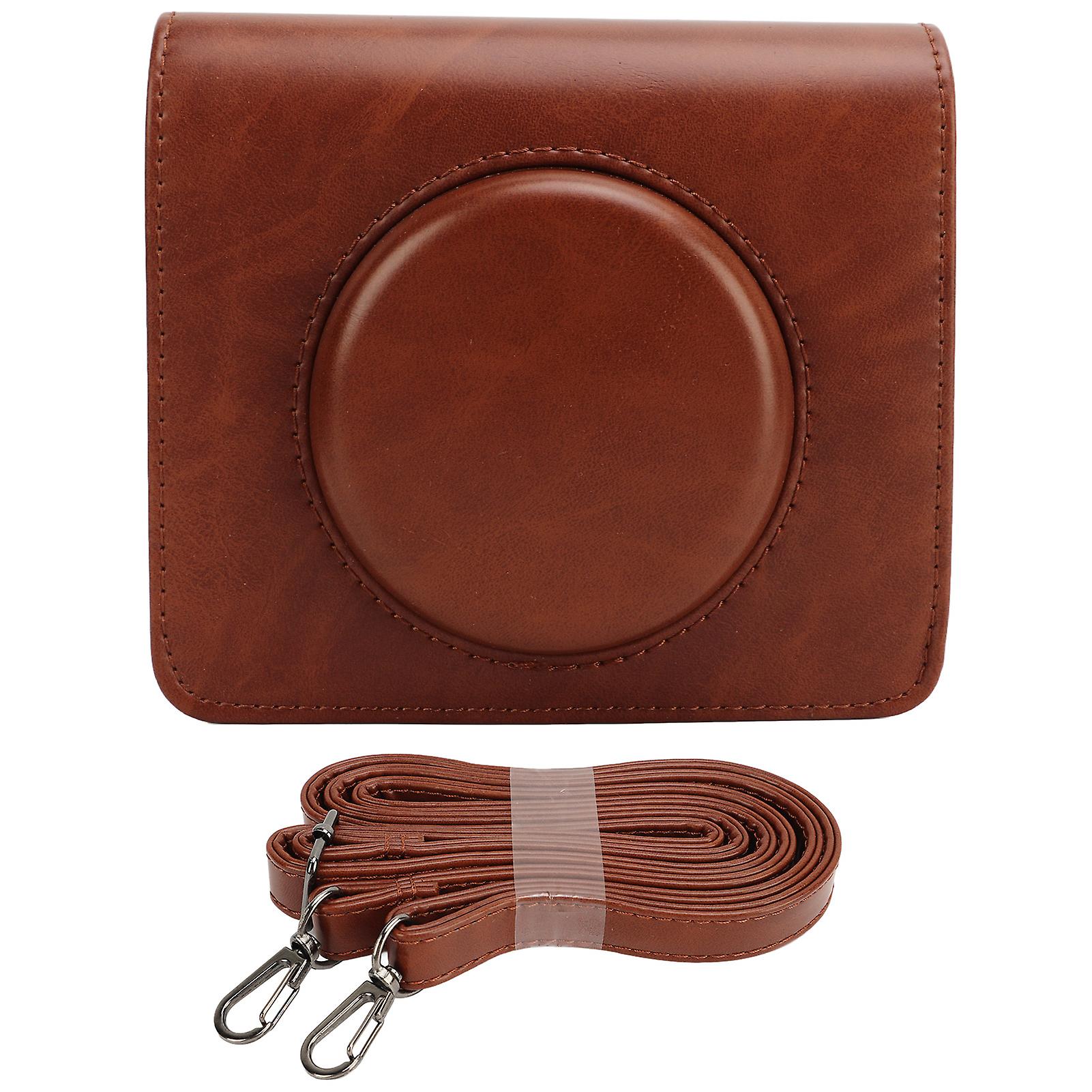 Instant Digital Camera Bag Adjustable Detachable PU Leather Vintage Camera Bag For C300R